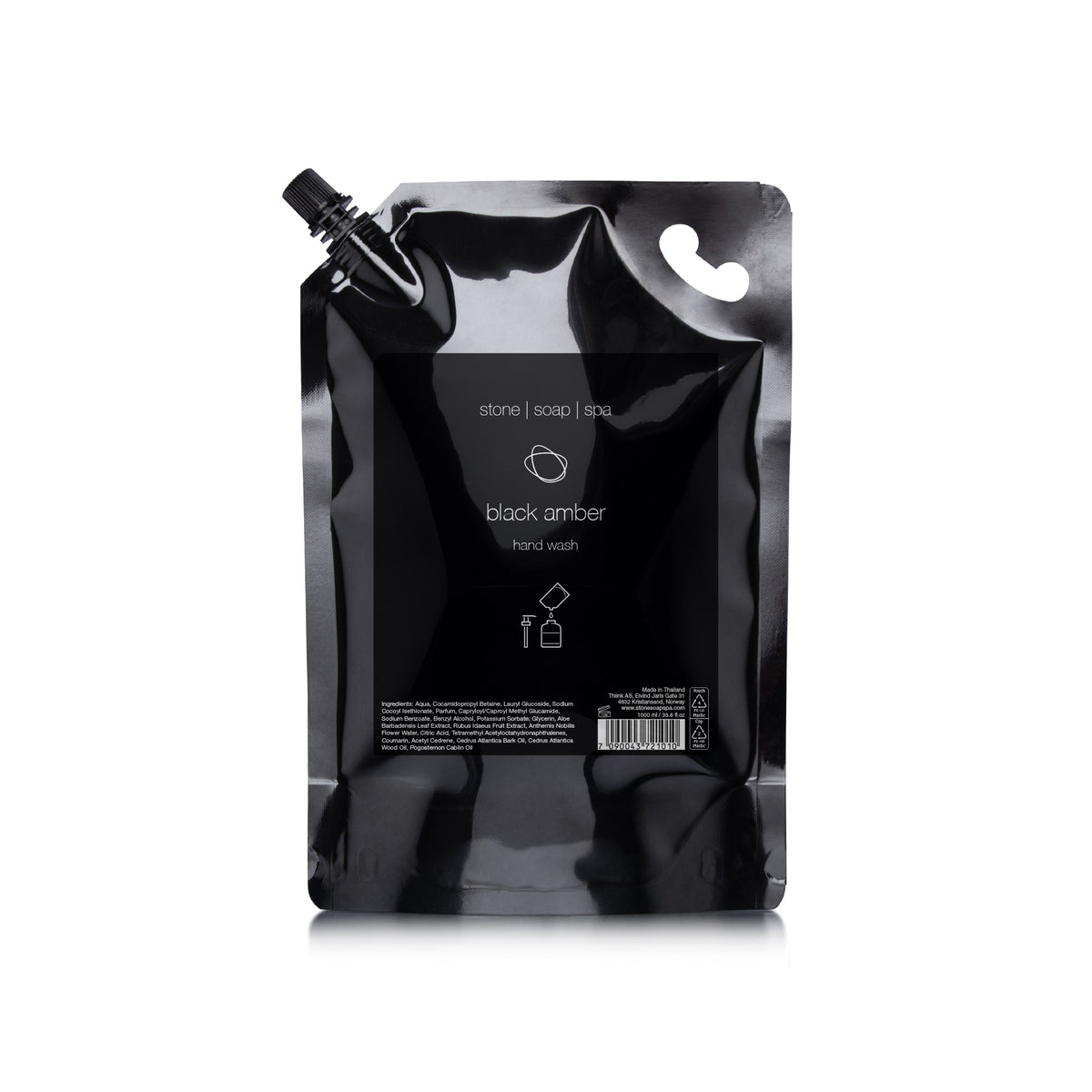Håndsæbe - Black Amber - Refill