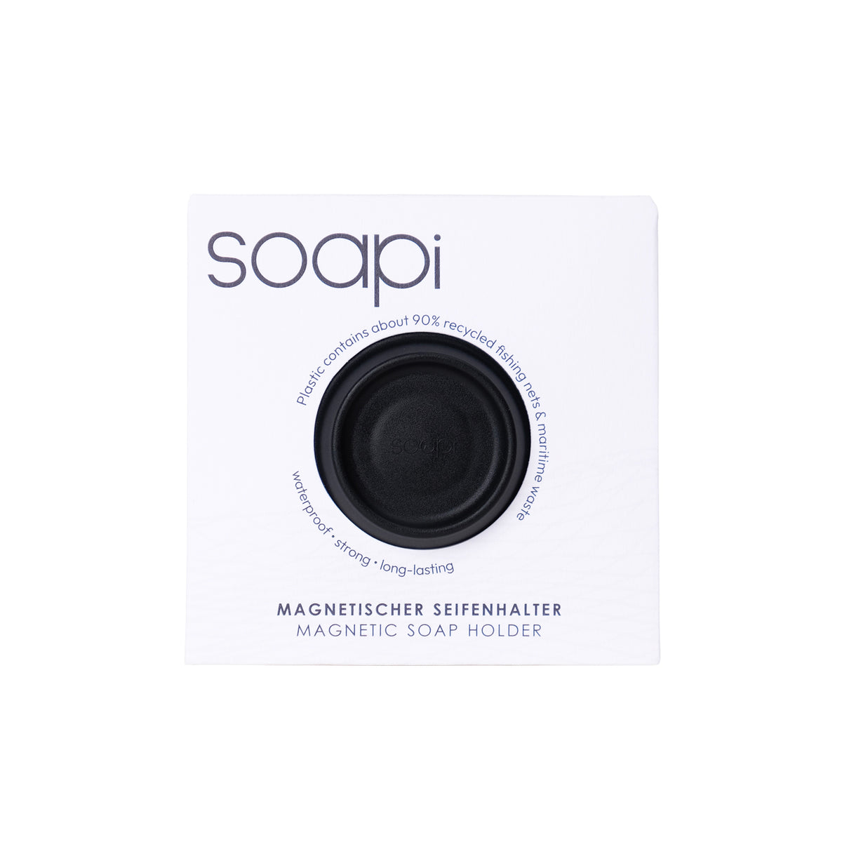 Soapi – Magnetisk såpeholder – Black