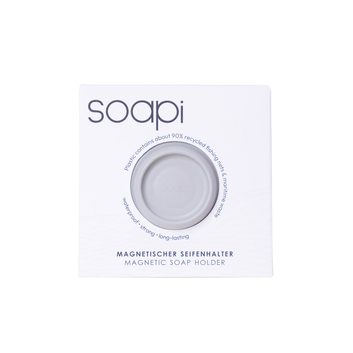 Soapi – Magnetisk såpeholder – Grey